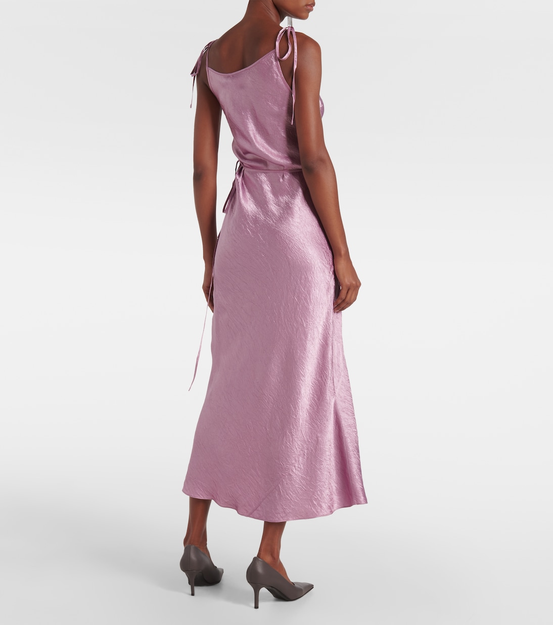 Abito midi in raso | Acne Studios