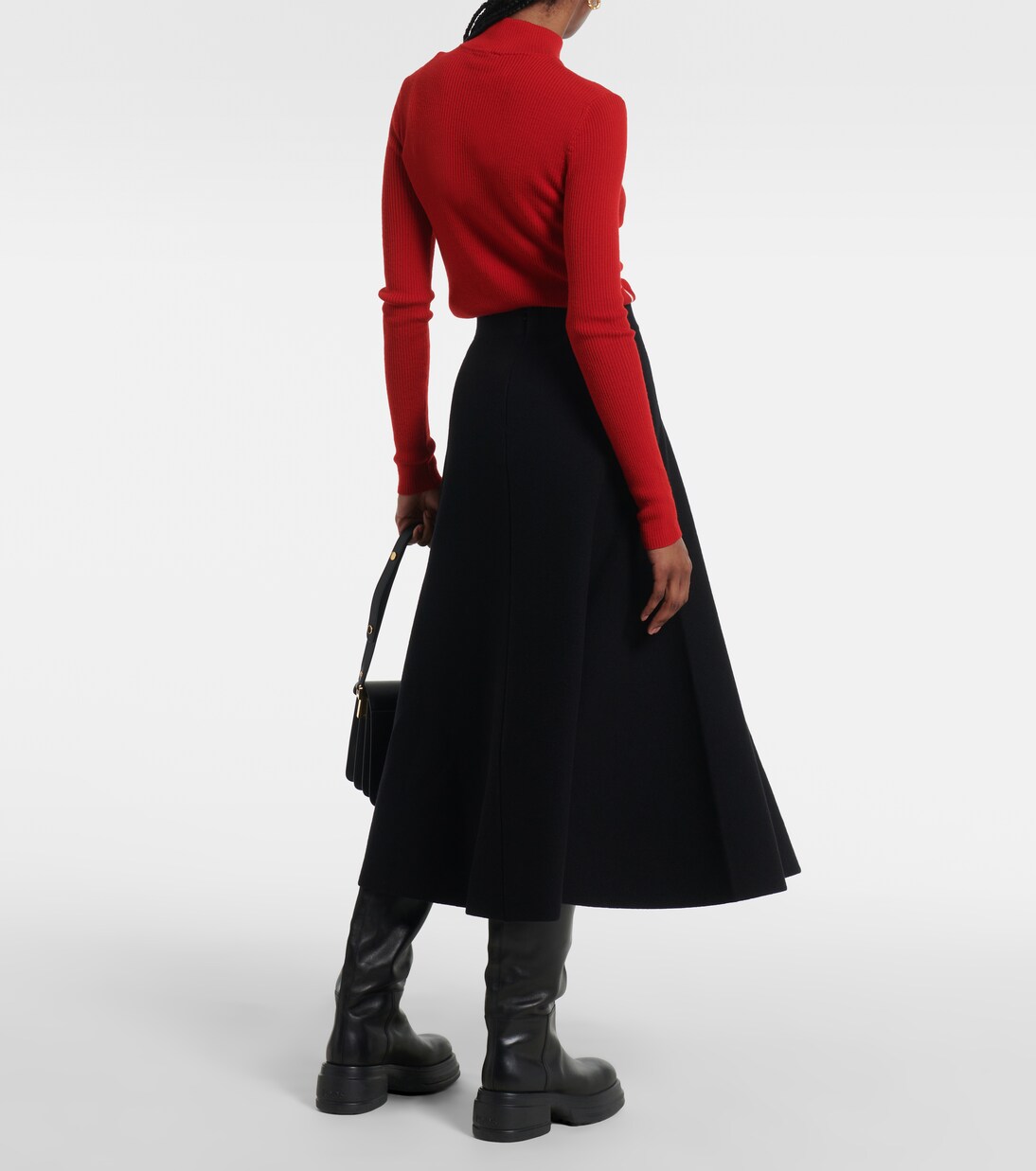 Gonna midi in misto lana | Moncler