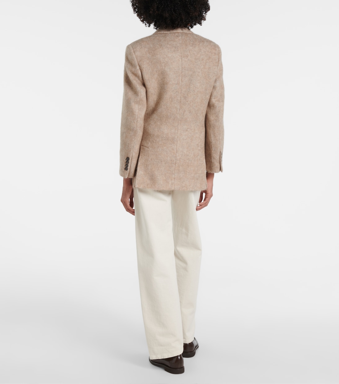 Wool, mohair, and cashmere-blend blazer | Brunello Cucinelli