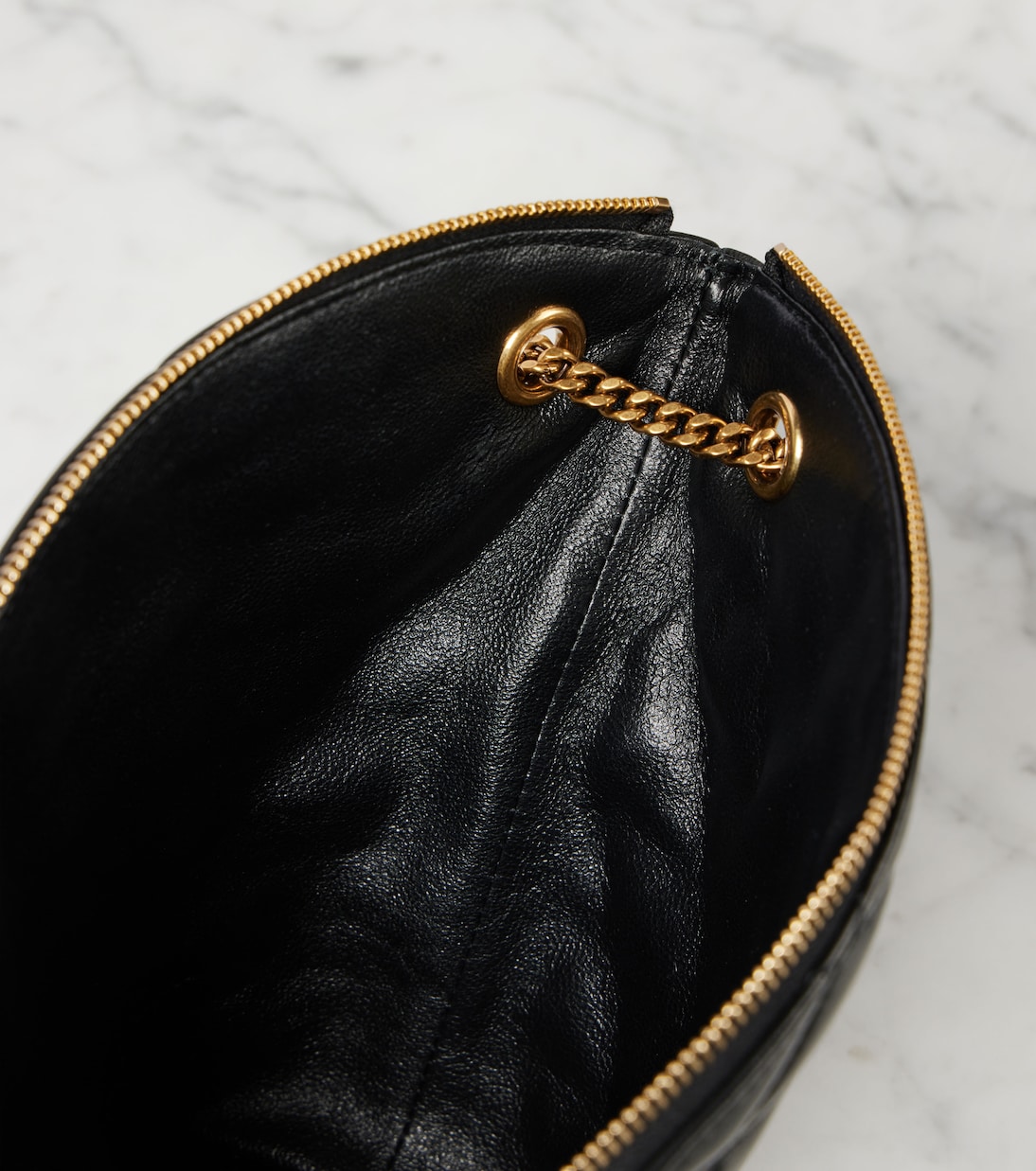 Clutch Sade Large aus Leder | Saint Laurent