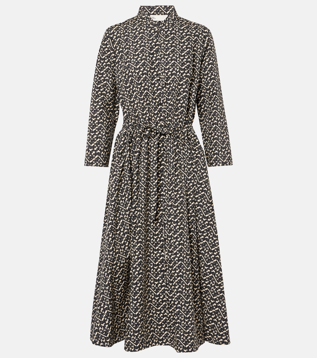 Robe chemise imprimée en coton | Tory Burch