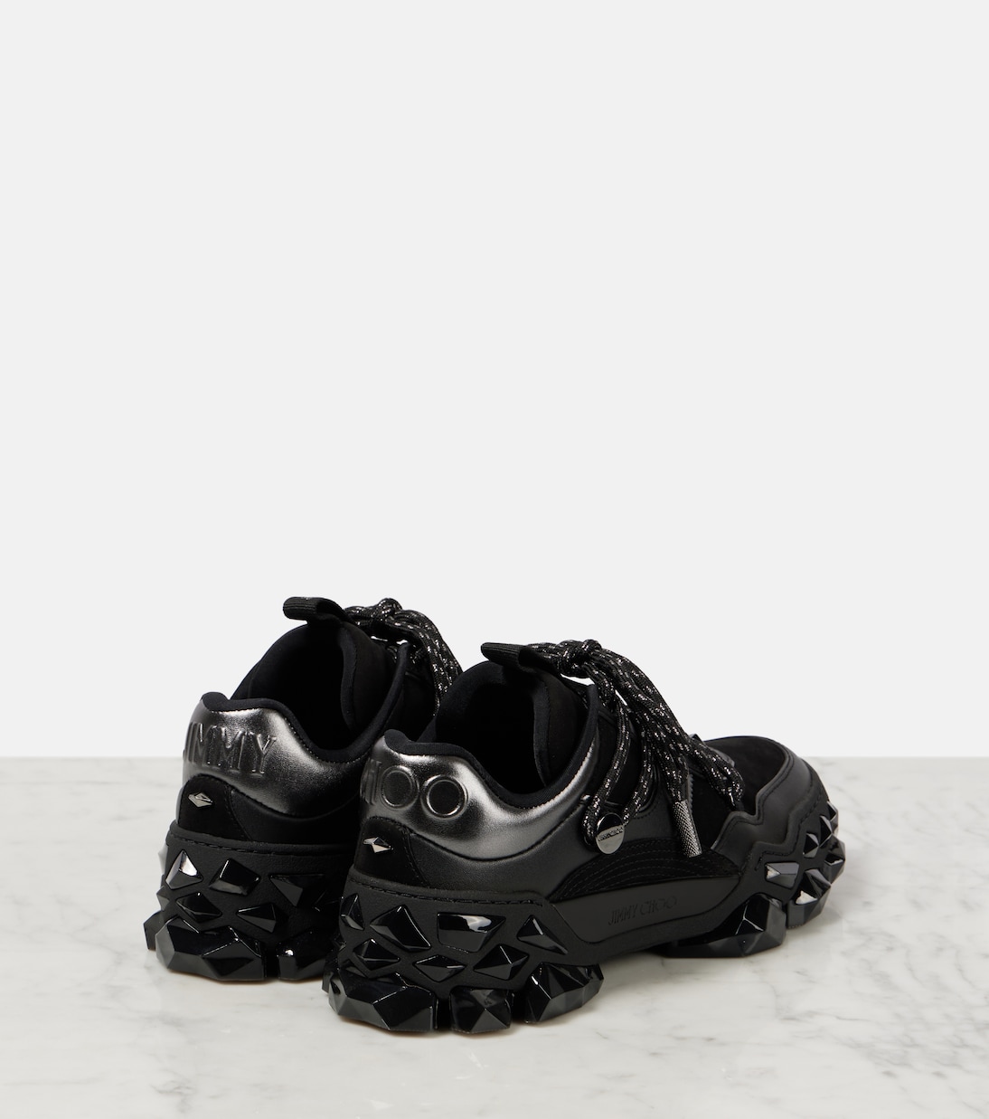 Sneakers Diamond X II F in pelle | Jimmy Choo
