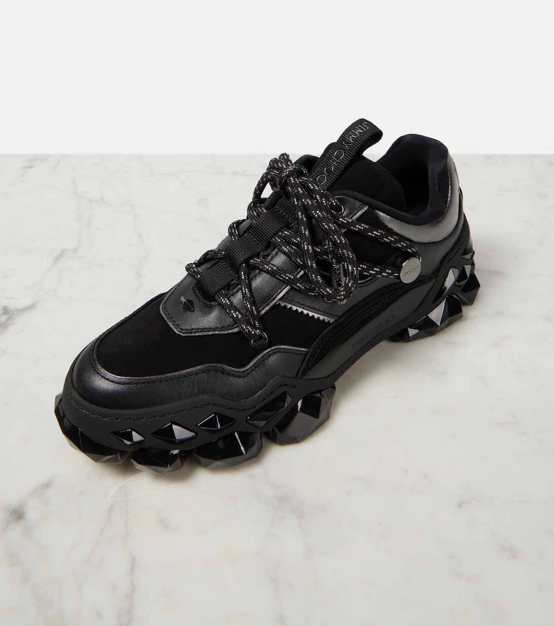 Sneakers Diamond X II F in pelle | Jimmy Choo