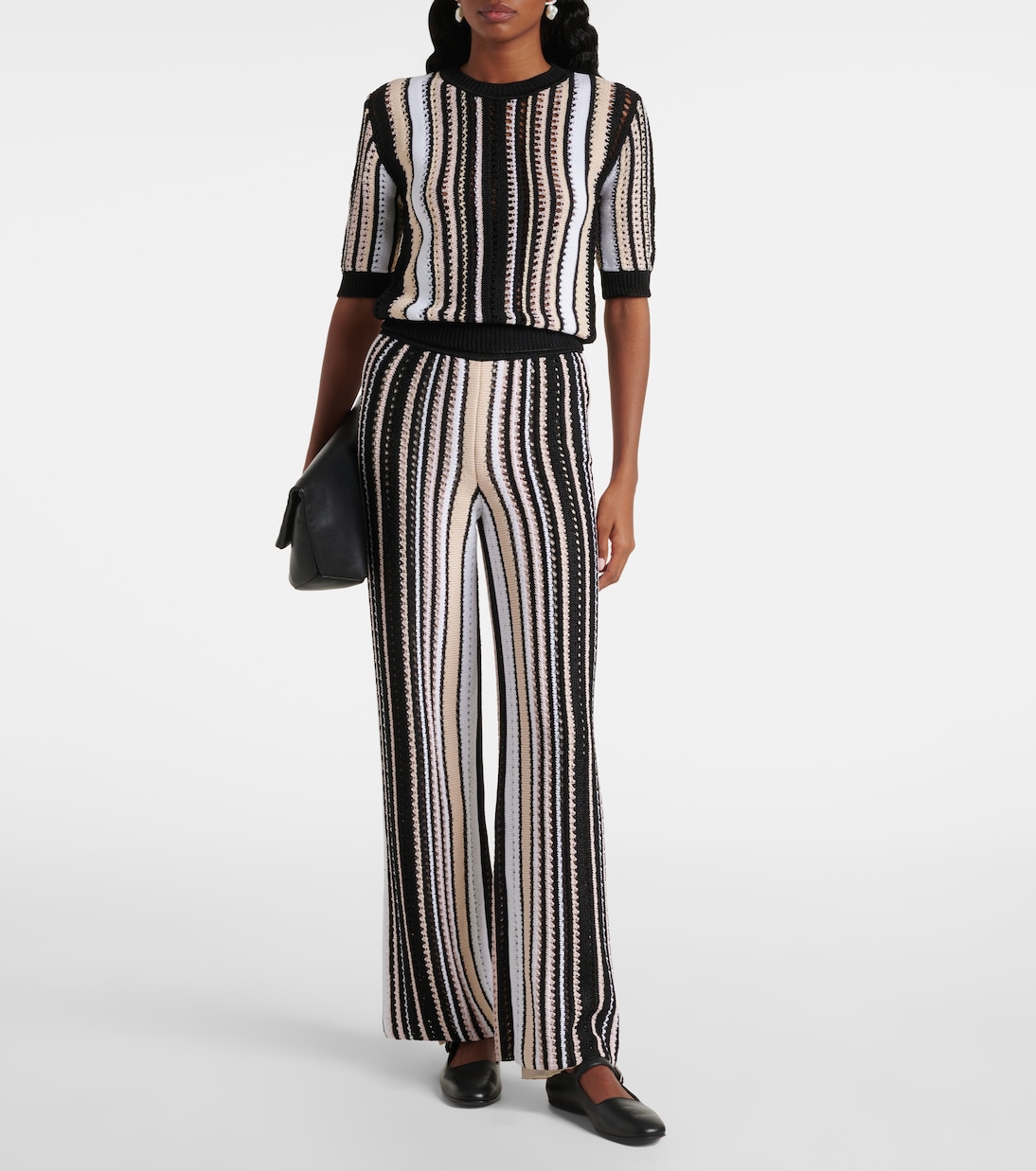 Pantaloni in maglia a righe | Missoni