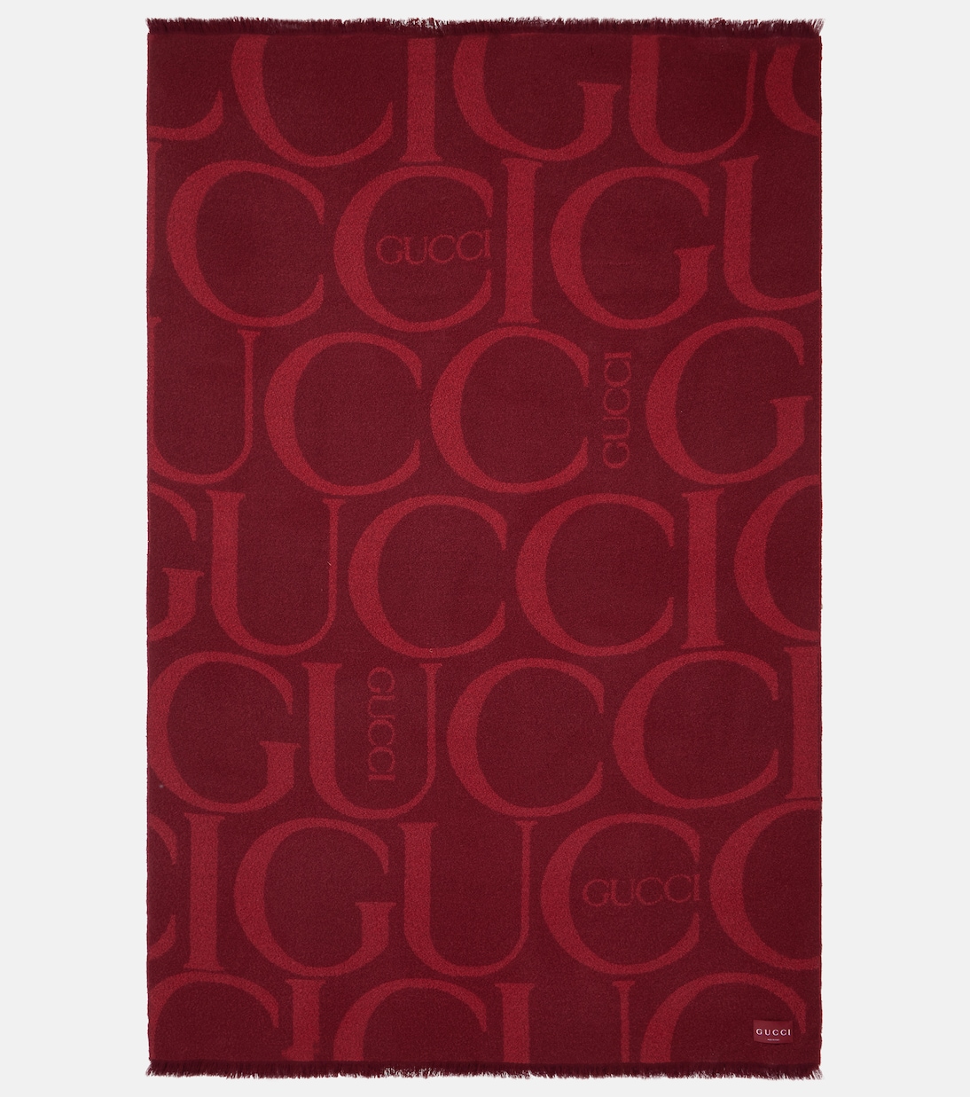 Maxi Gucci wool-blend bouclé blanket | Gucci