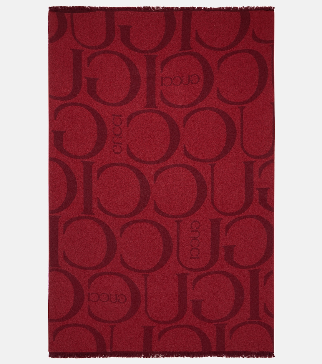 Maxi Gucci wool-blend bouclé blanket | Gucci