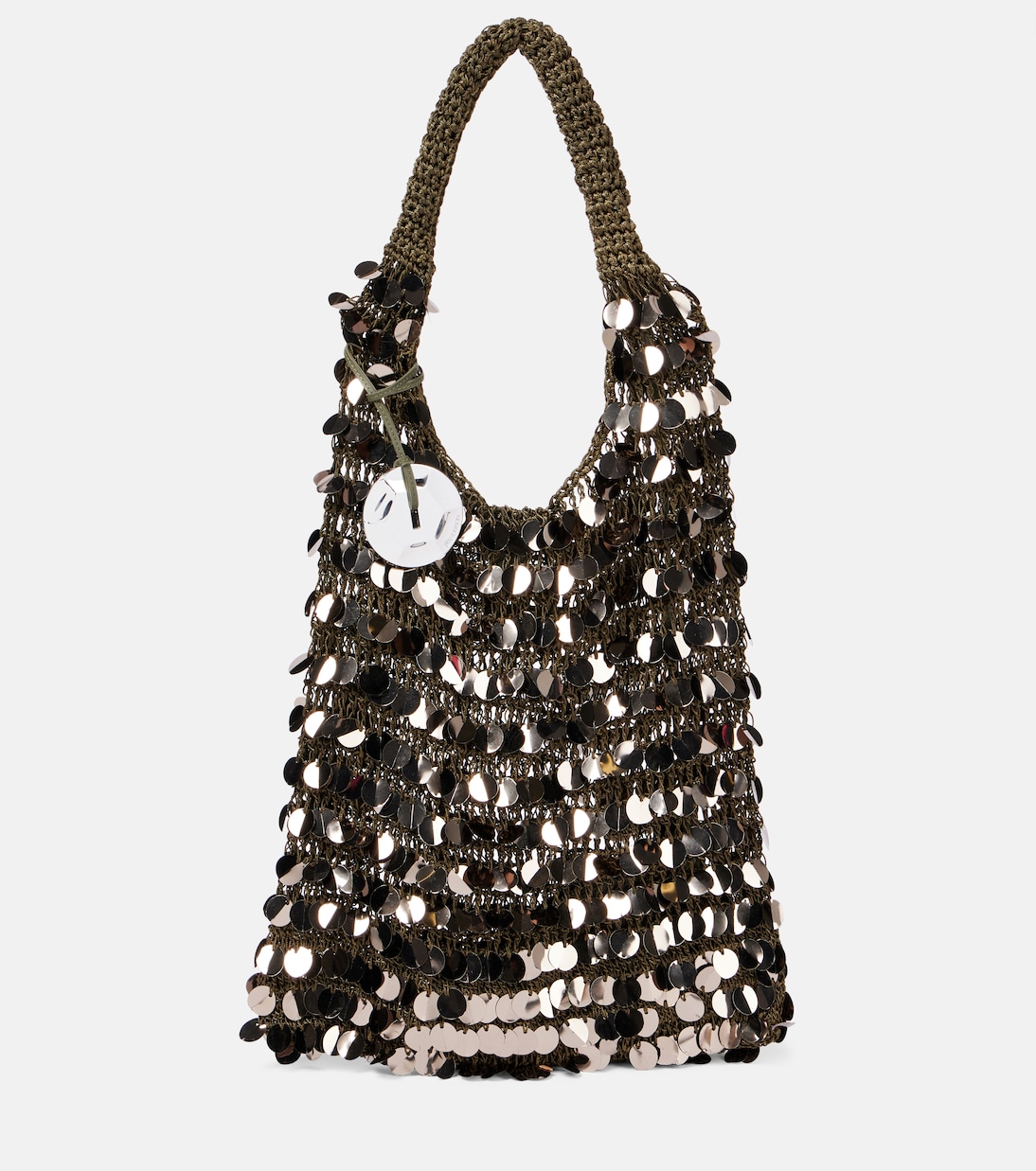 Sequined mesh tote bag | JW Anderson