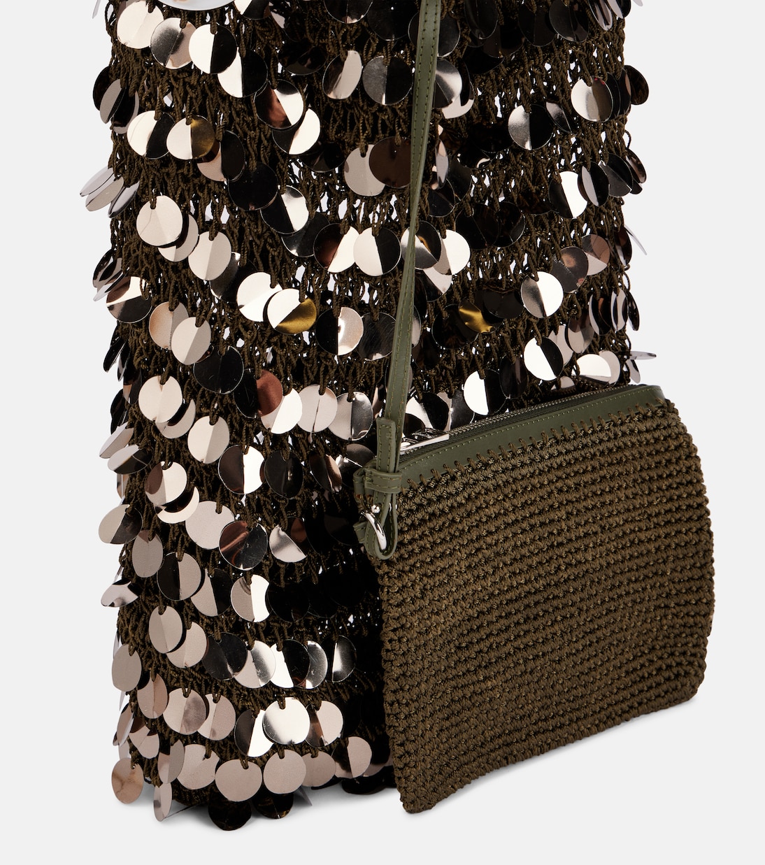 Sequined mesh tote bag | JW Anderson