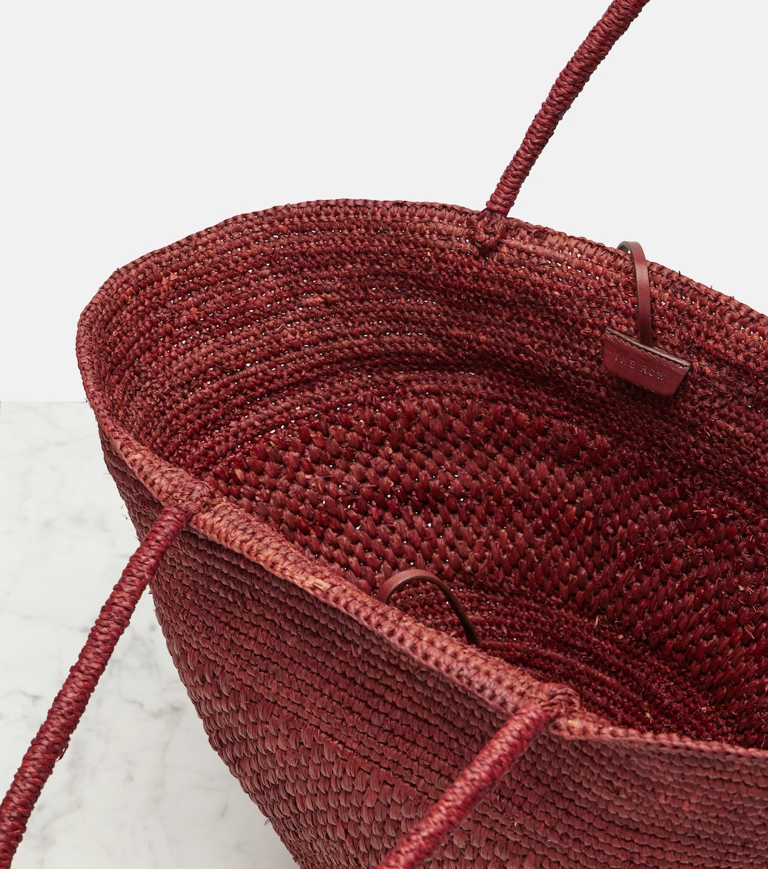 Emilie raffia basket bag | The Row