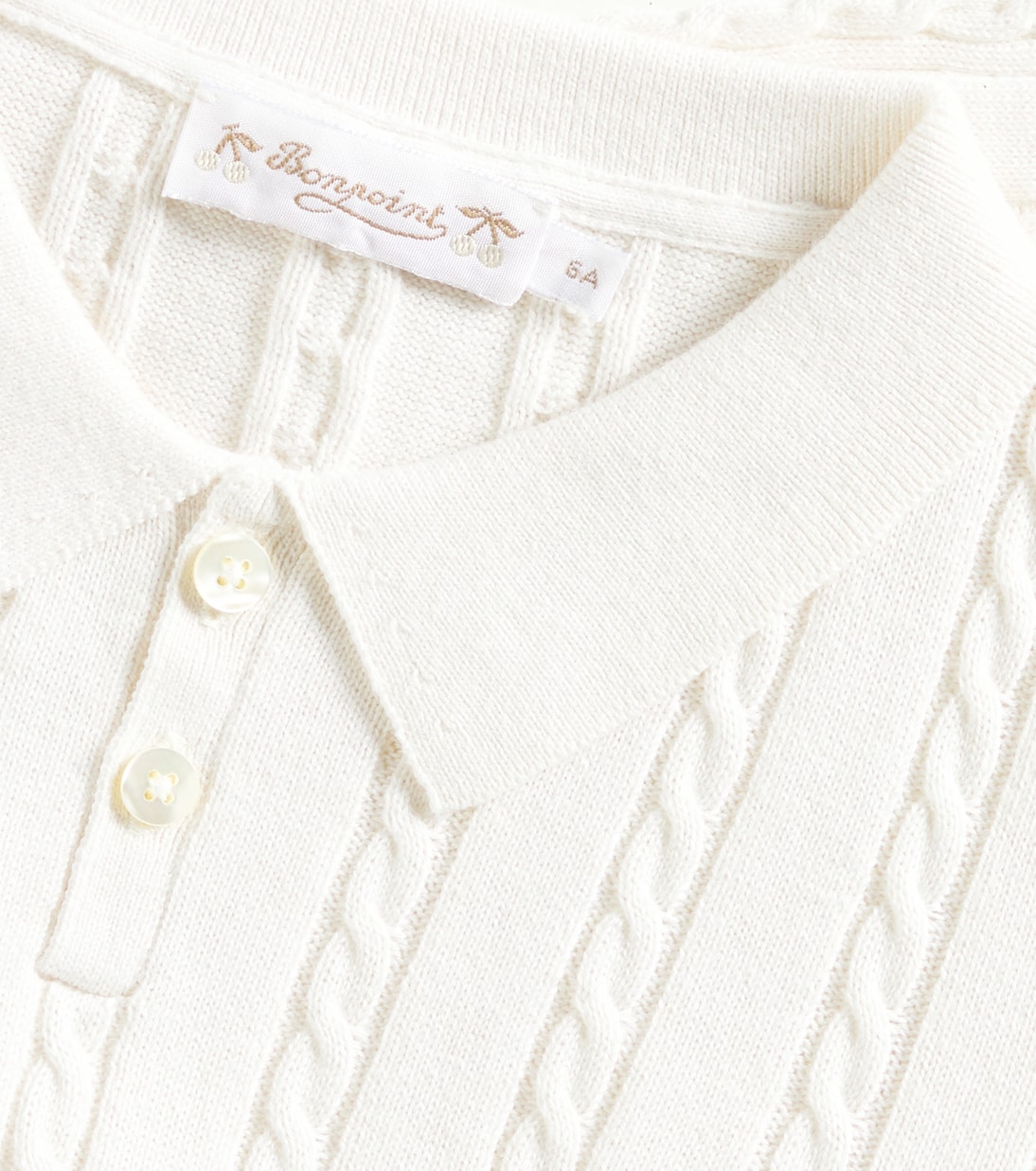 Polo Elendir in cotone e cashmere | Bonpoint