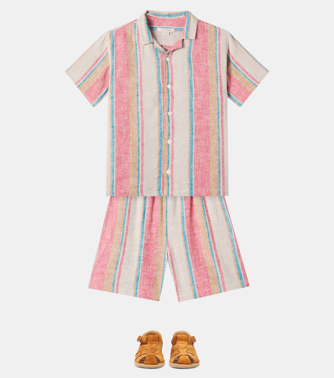 Venice linen-blend shirt and shorts set | Konges Sløjd