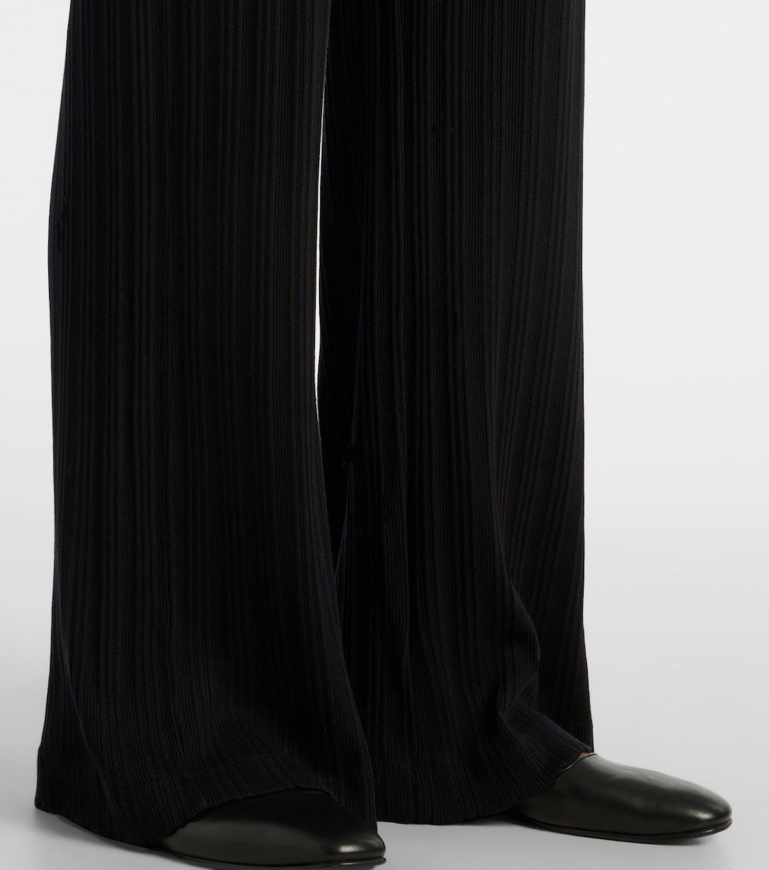 Pantalones rectos Alemi de pointelle | Velvet