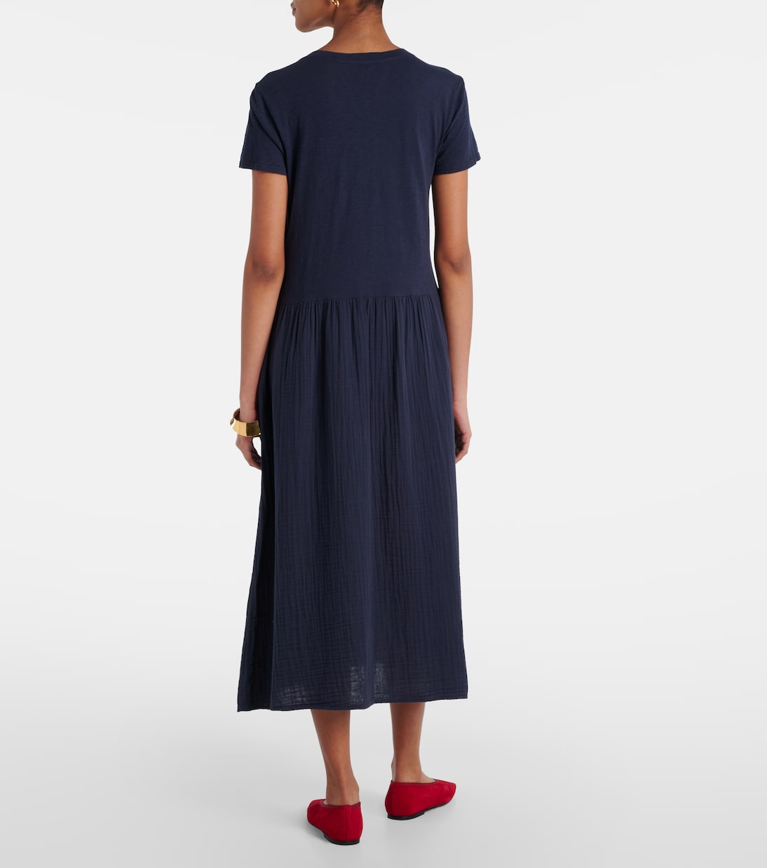 Abito midi Itza in cotone | Velvet