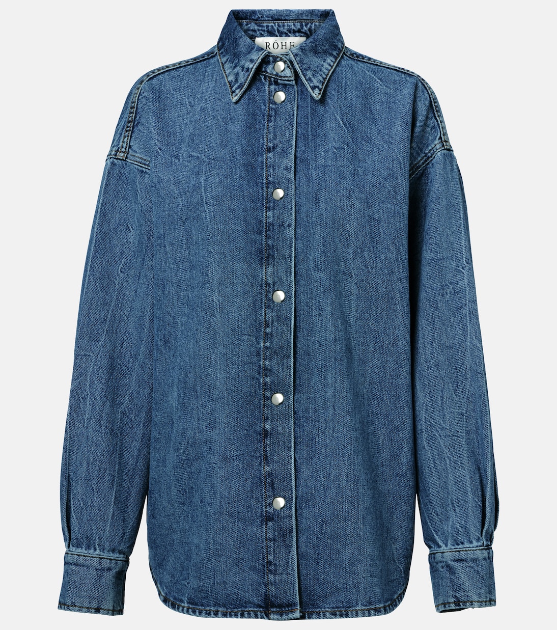 Oversize-Hemd aus Denim | Róhe