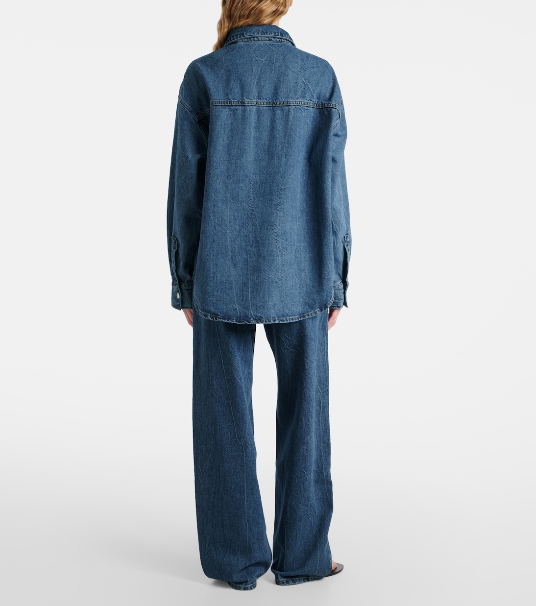Oversize-Hemd aus Denim | Róhe
