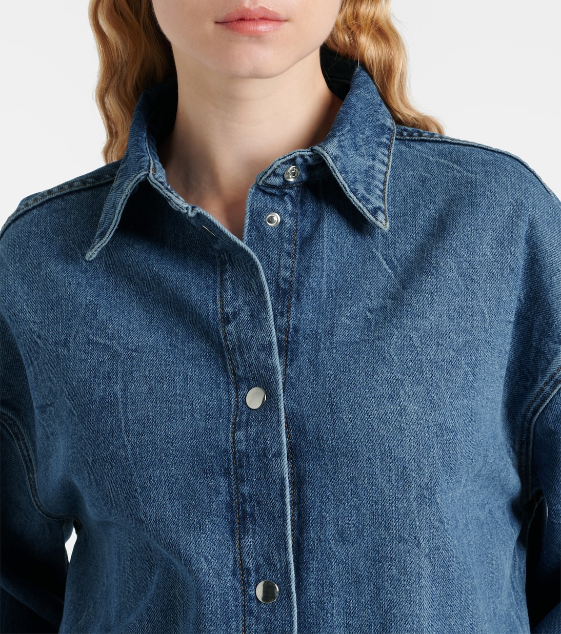Oversize-Hemd aus Denim | Róhe