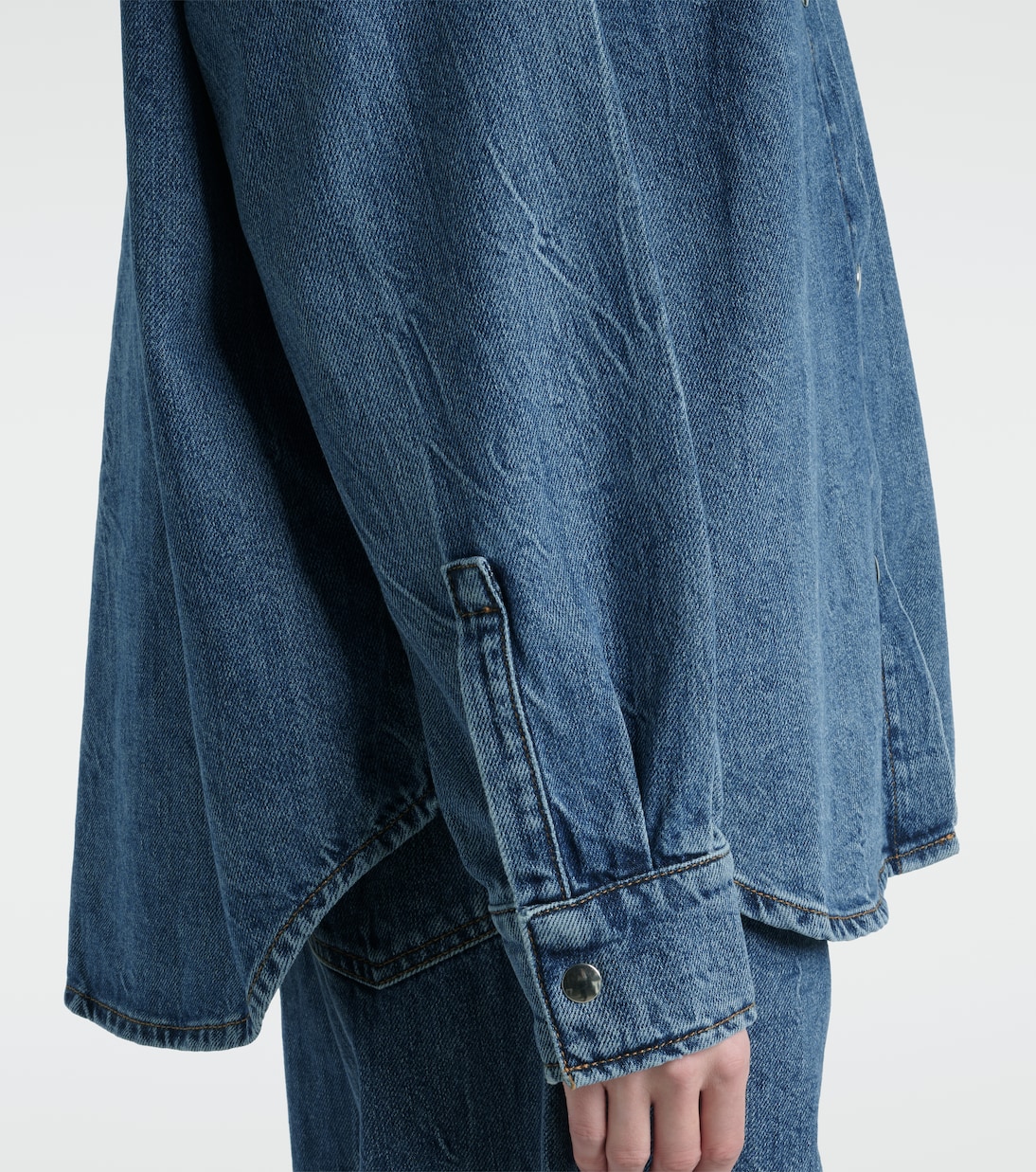 Oversize-Hemd aus Denim | Róhe