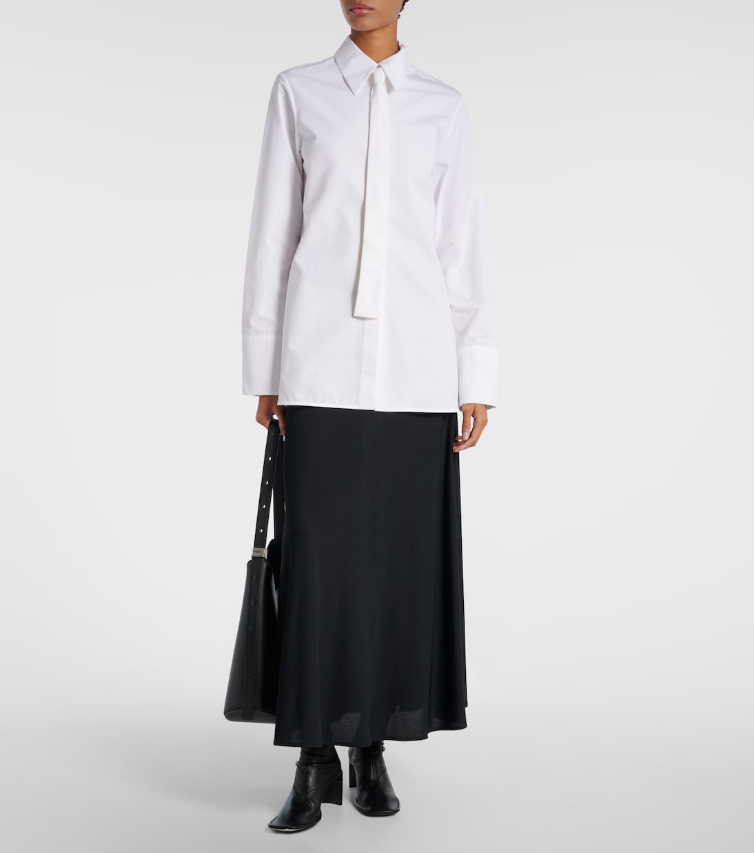 Trunk leather mid-calf boots | Jil Sander