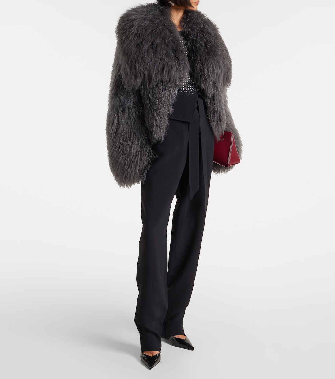 Pantaloni tapered a vita alta | The Attico