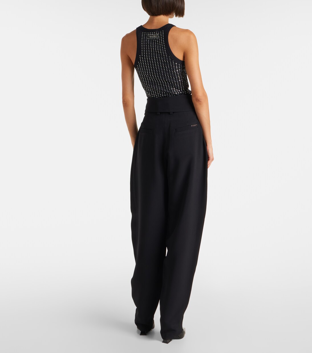 Pantaloni tapered a vita alta | The Attico
