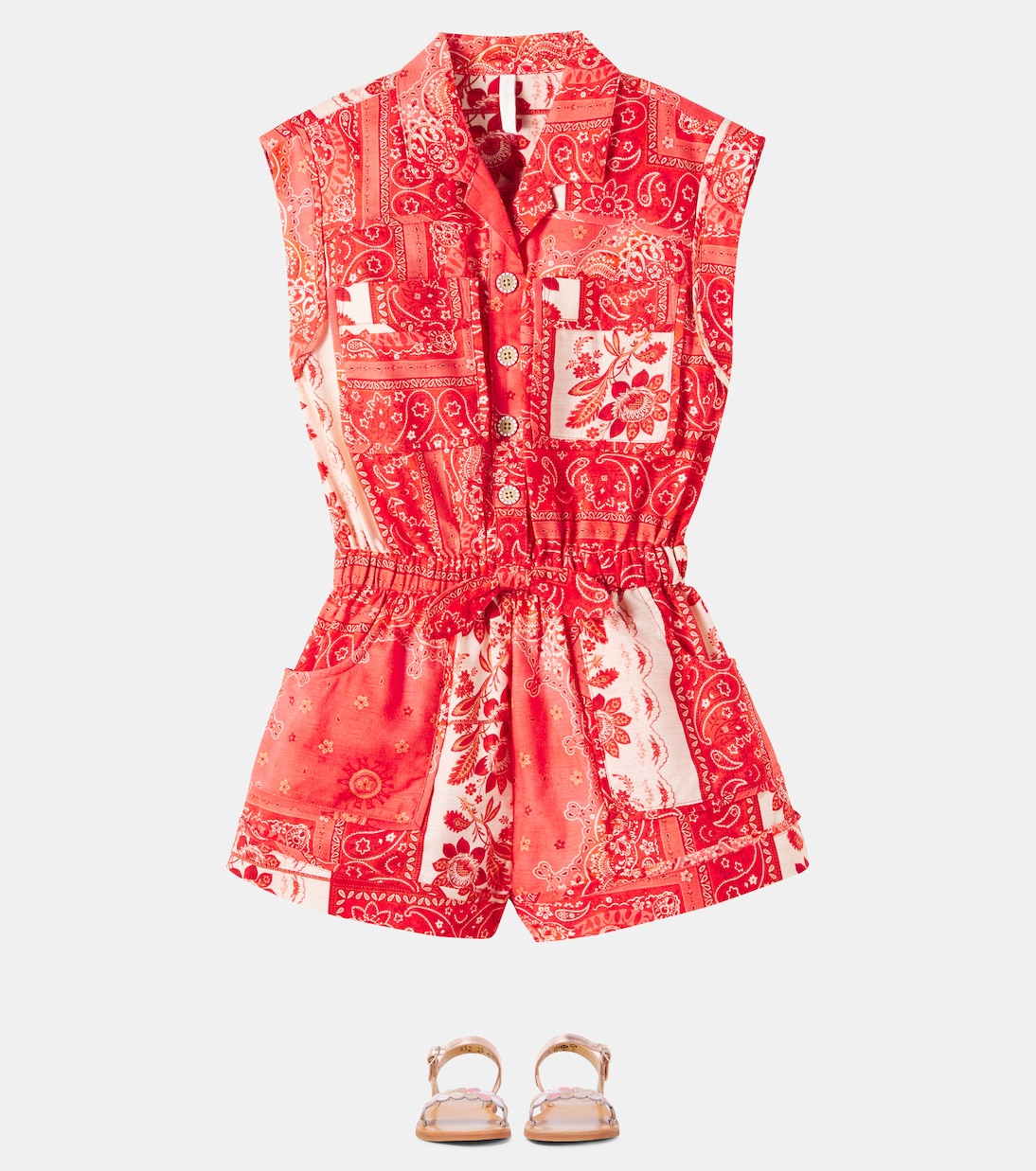 Playsuit Tutina aus Baumwolle | Zimmermann Kids