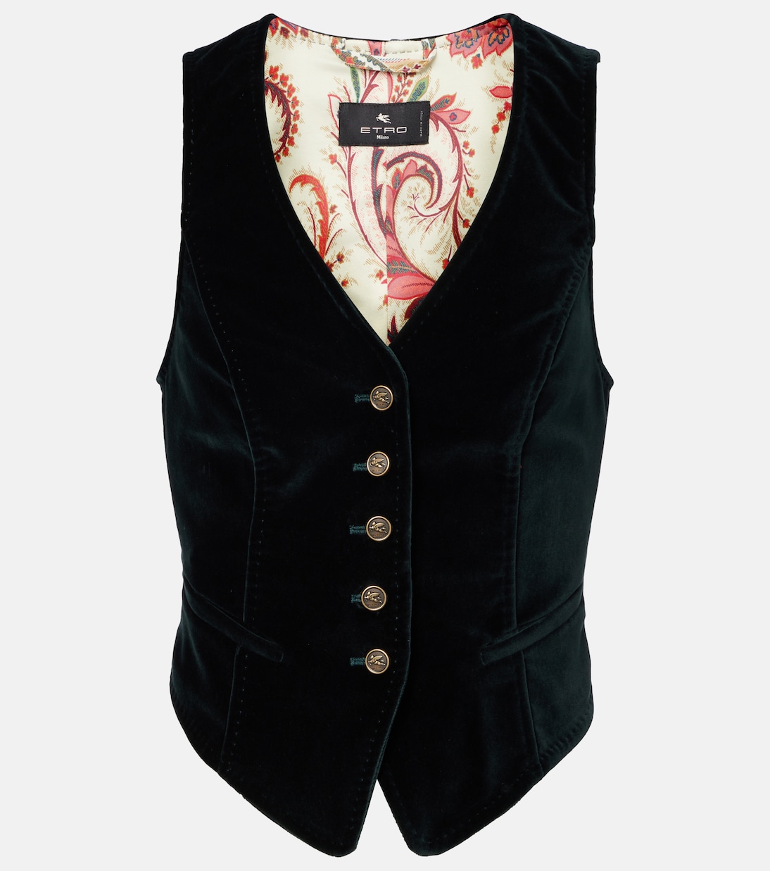 Cotton velvet vest | Etro