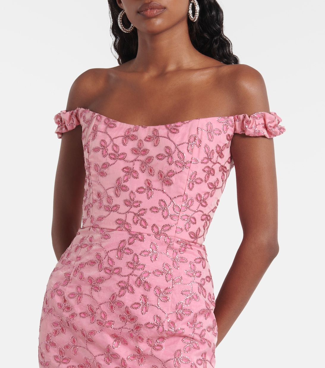 Robe midi Amina à sequins | Markarian