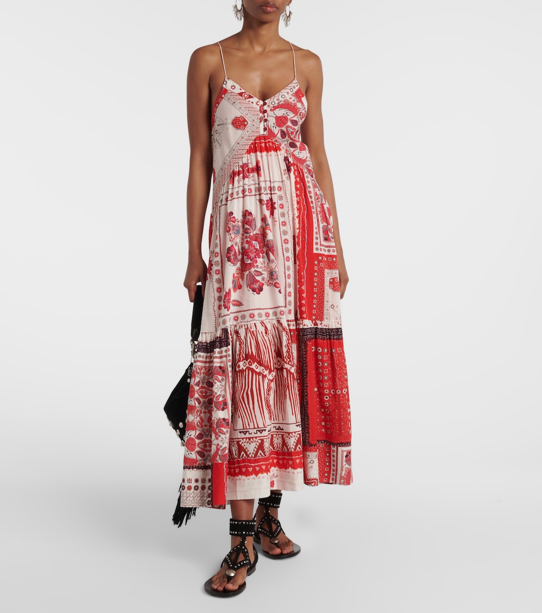 Abito midi Sabbage in cotone con stampa | Marant Etoile