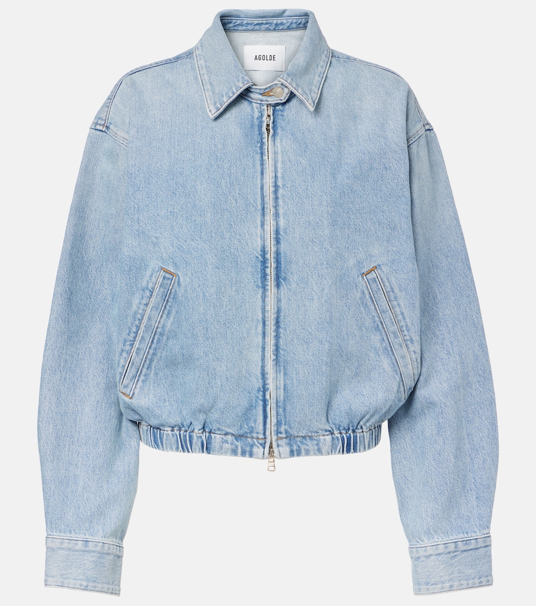 Chaqueta Nile de denim con cremallera | Agolde