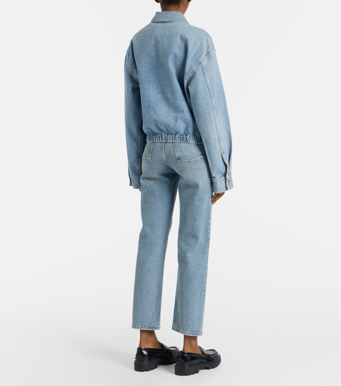 Chaqueta Nile de denim con cremallera | Agolde