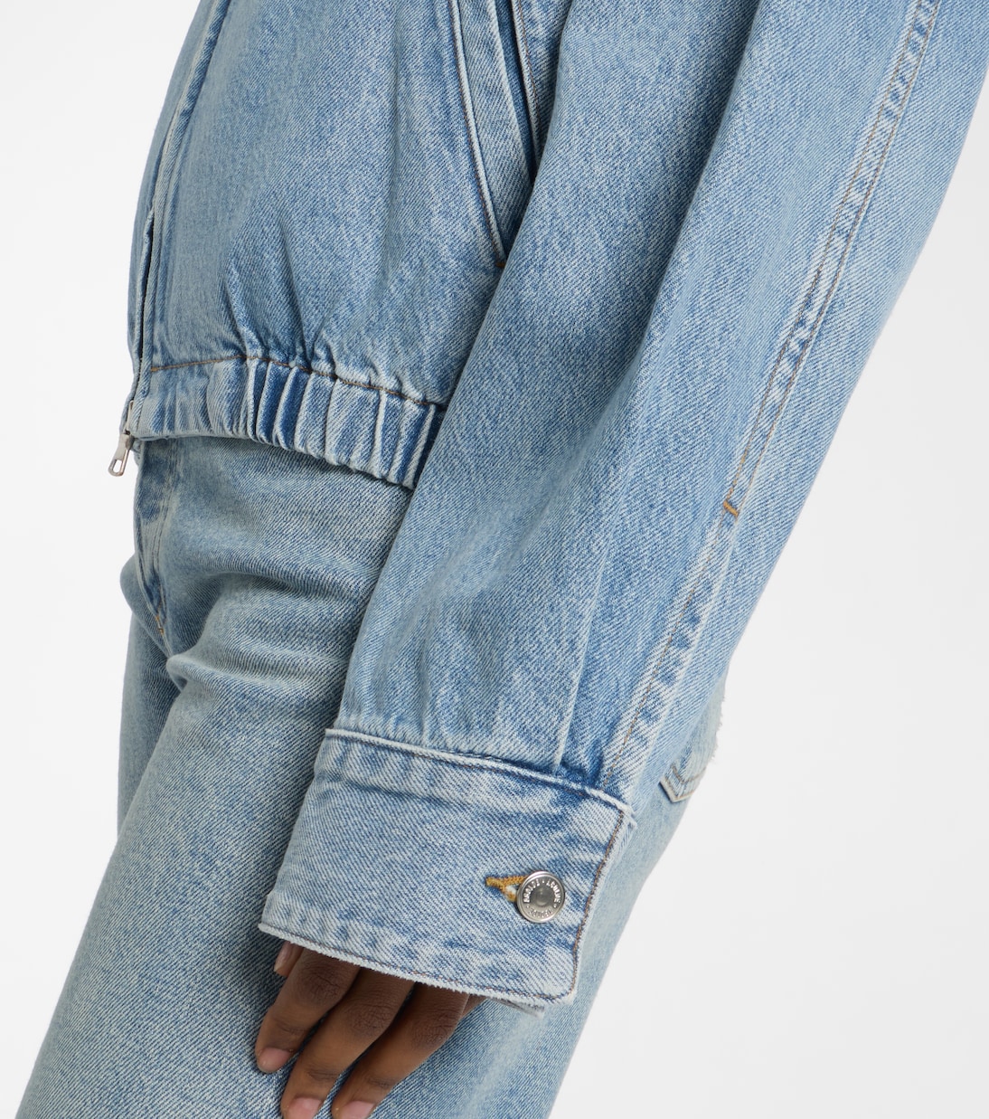 Chaqueta Nile de denim con cremallera | Agolde