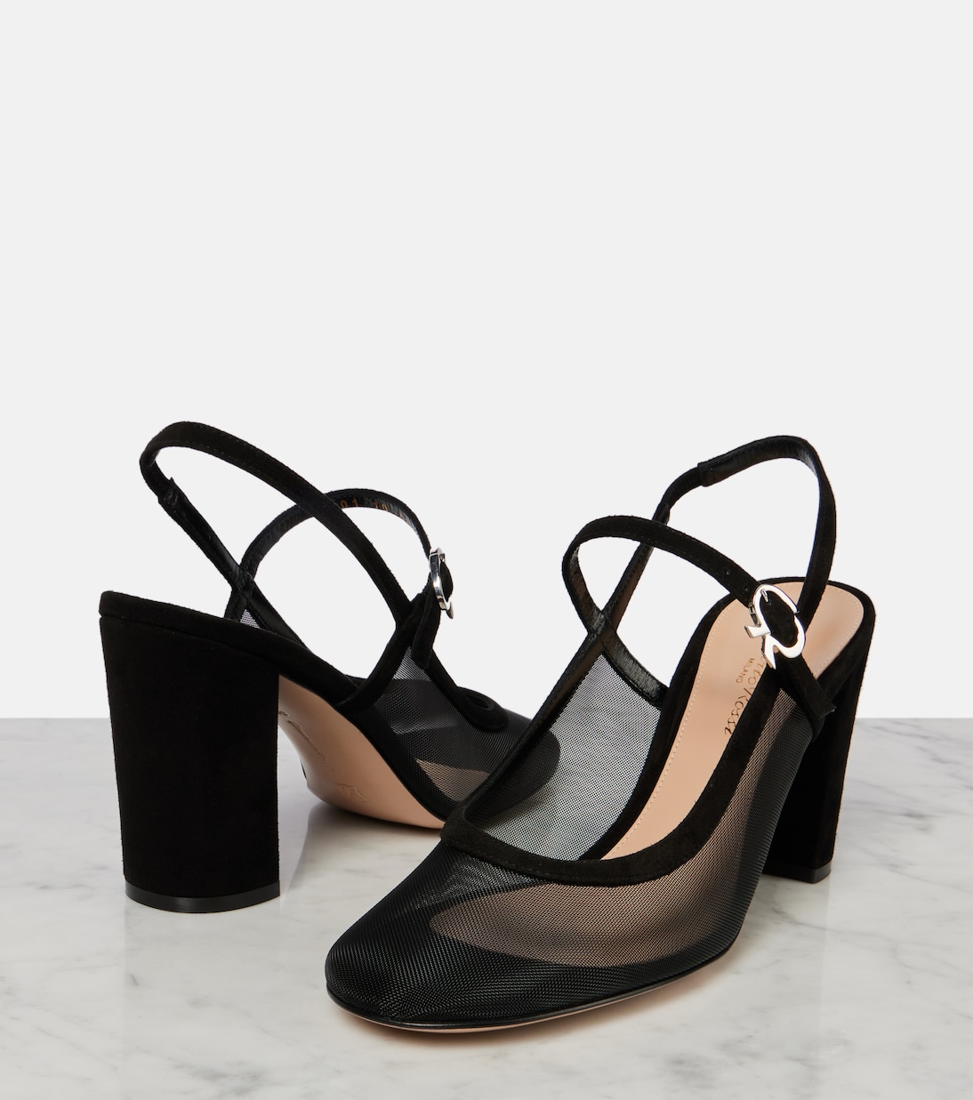 Escarpins slingback 55 en cuir | Gianvito Rossi