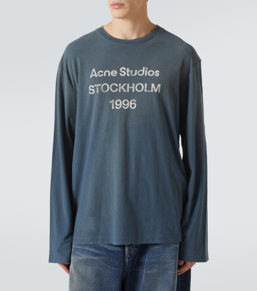 Longsleeve aus Baumwolle und Hanf | Acne Studios