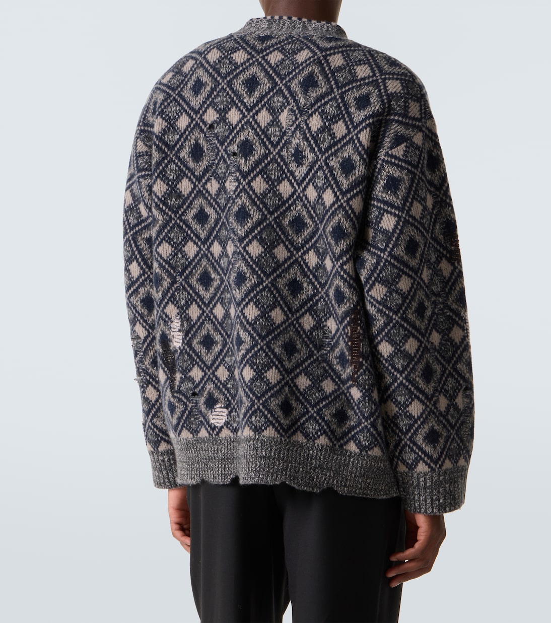 Oversize-Cardigan Sibling aus Wolle | Wales Bonner