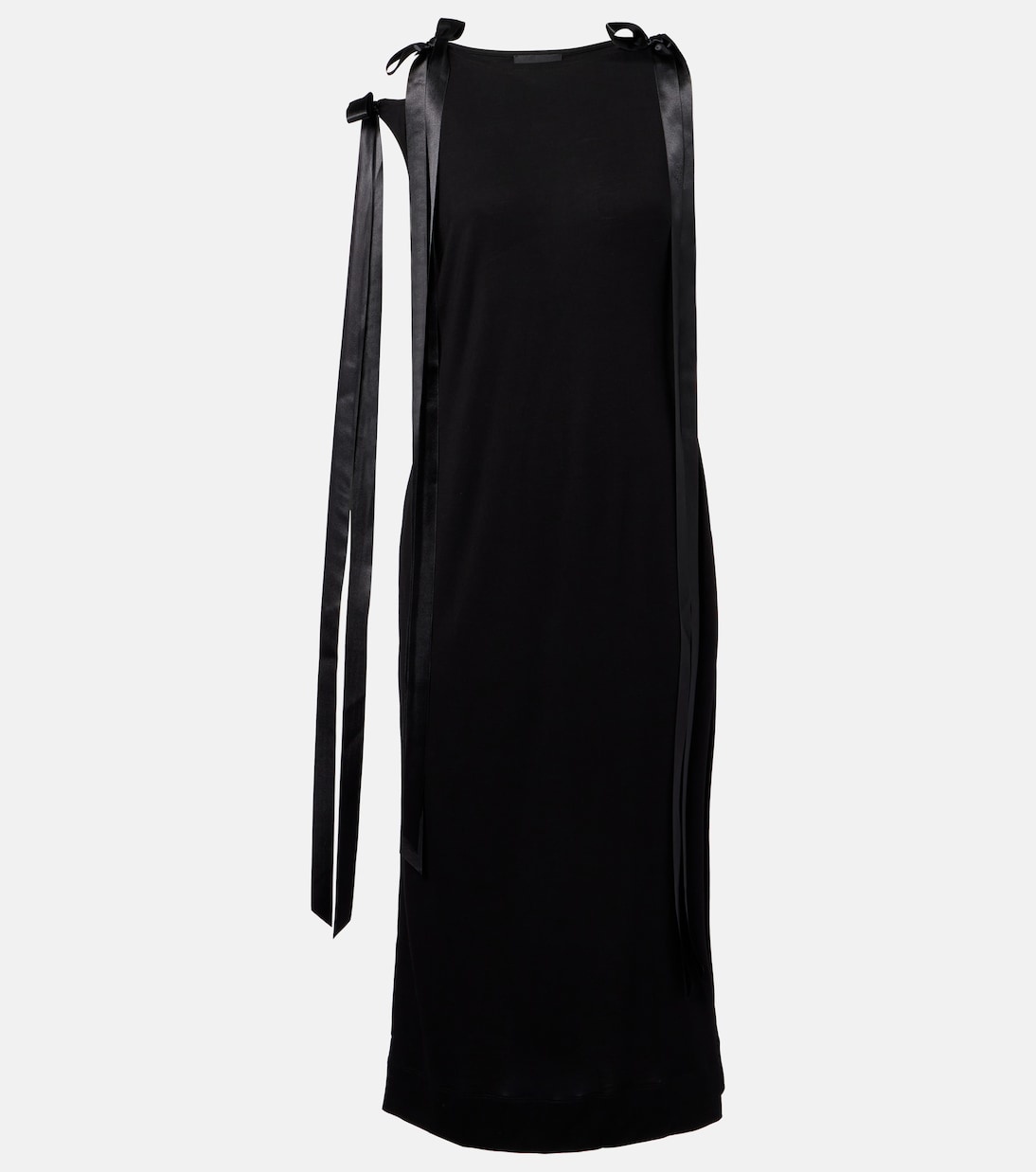 Bow-detail jersey midi dress | Simone Rocha