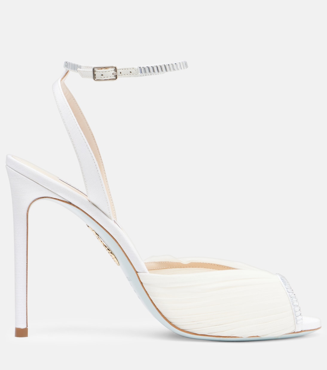 صندل مزين بالكريستال Be Mine 105 | Aquazzura