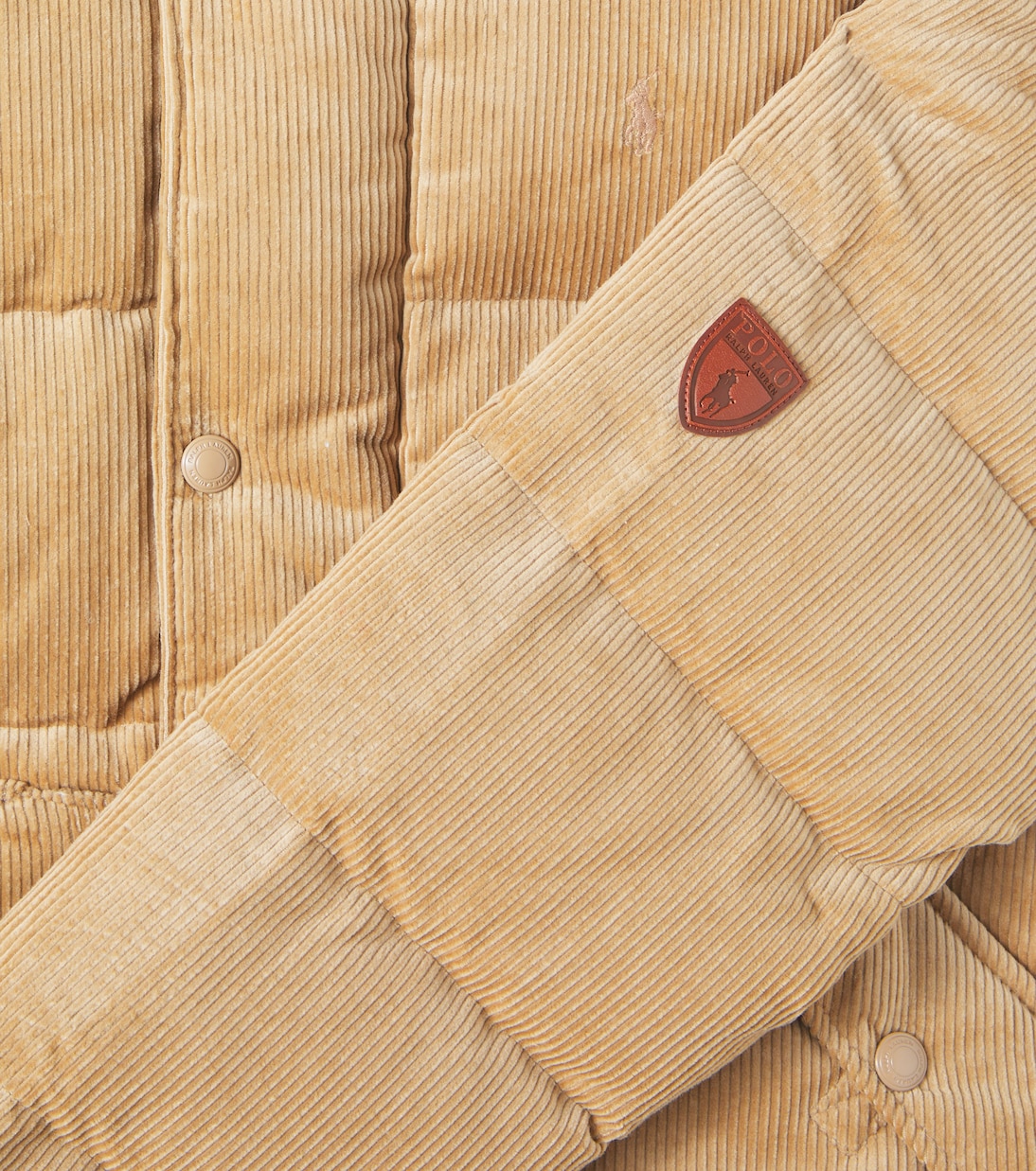 Quilted cotton corduroy down jacket | Polo Ralph Lauren Kids