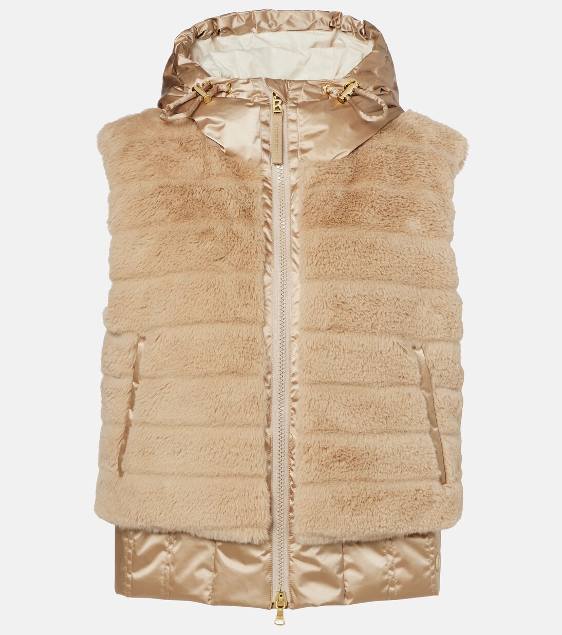 Veste doudoune sans manches Yumi en fourrure synthétique | Bogner