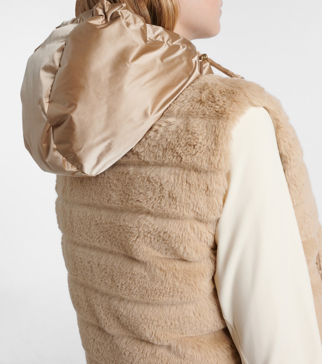 Veste doudoune sans manches Yumi en fourrure synthétique | Bogner
