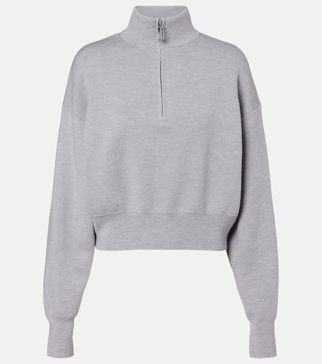Wool-blend half-zip sweater | Victoria Beckham