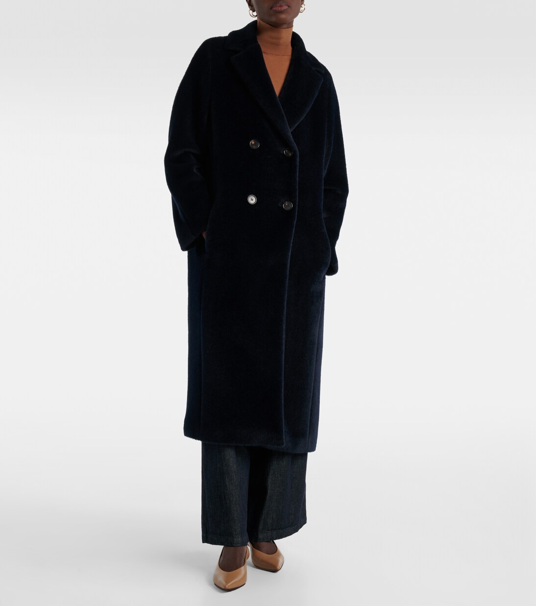 معطف من الألبكا والصوف | 'S Max Mara