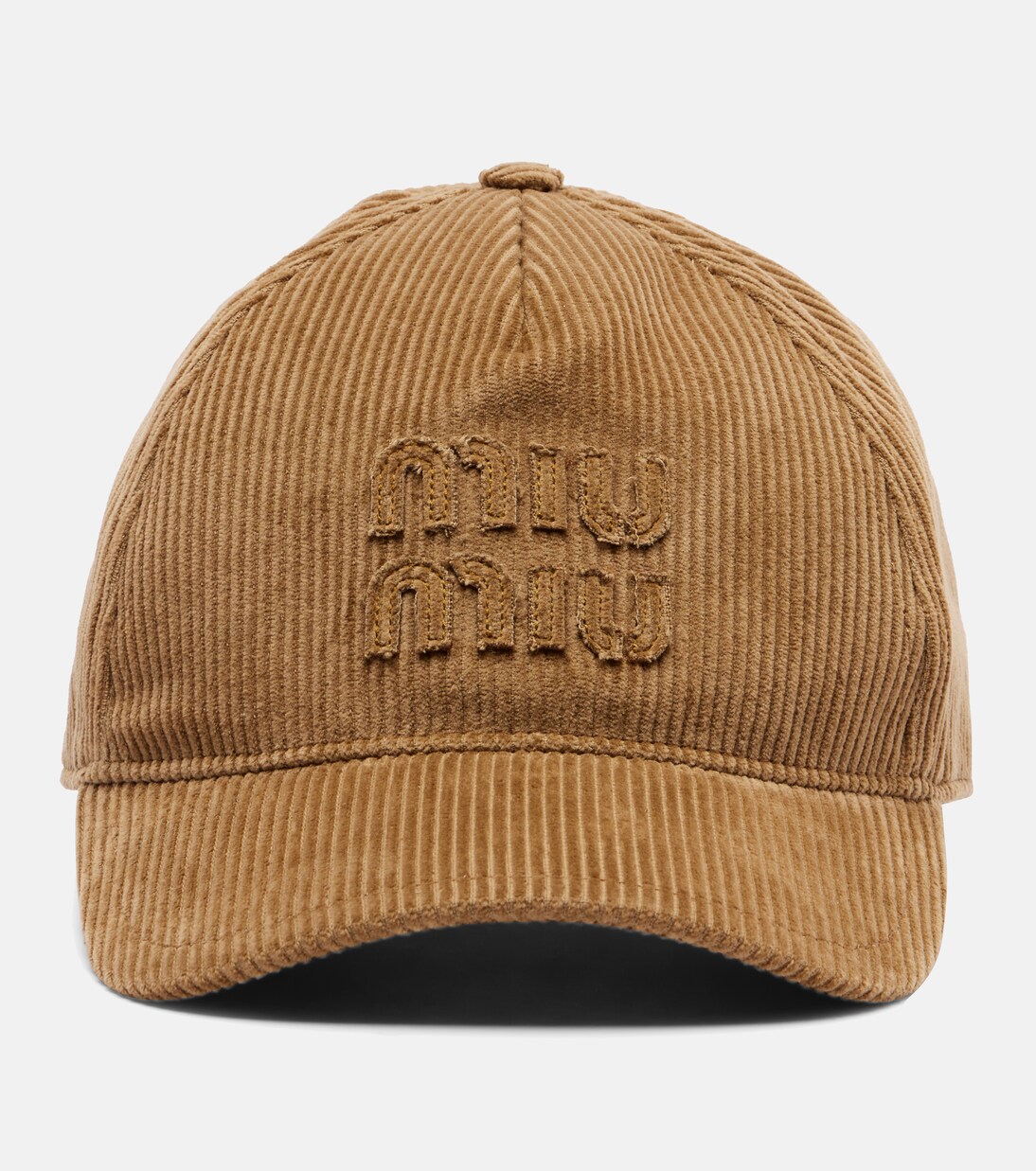 Cotton velvet baseball cap | Miu Miu