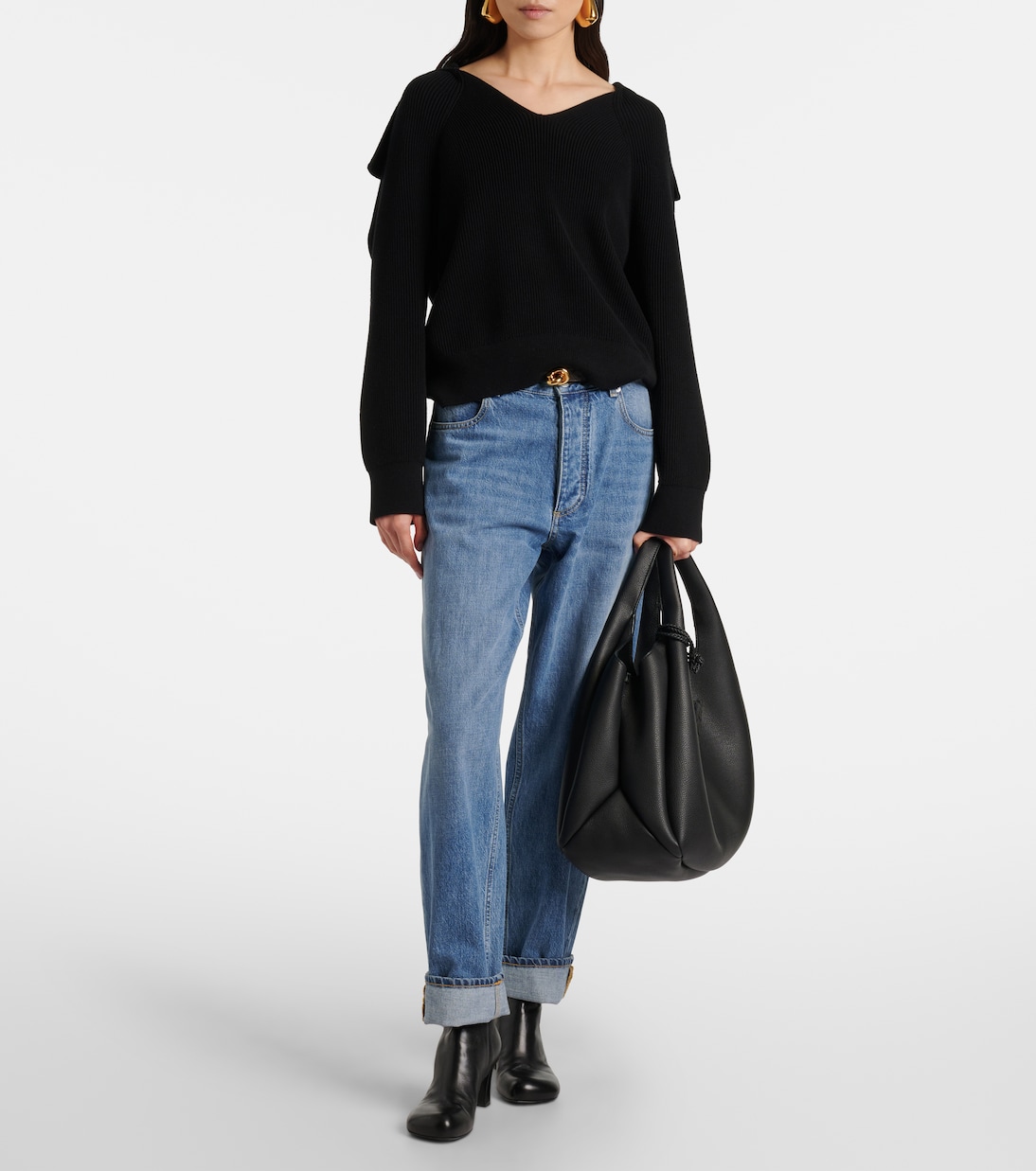 Great Campana leather shoulder bag | Bottega Veneta