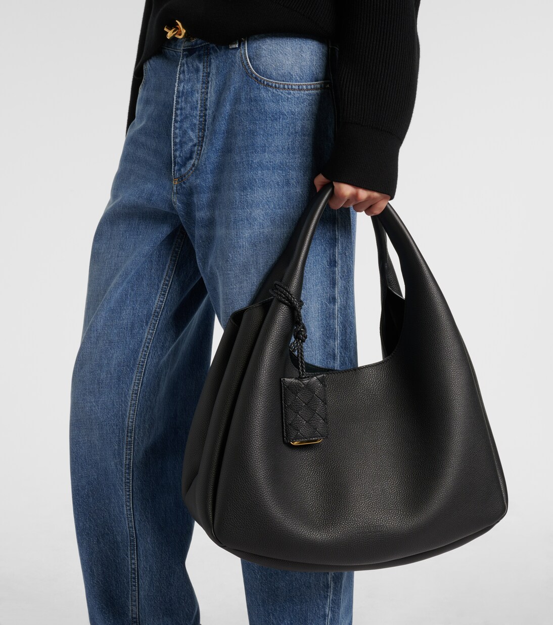 Great Campana leather shoulder bag | Bottega Veneta