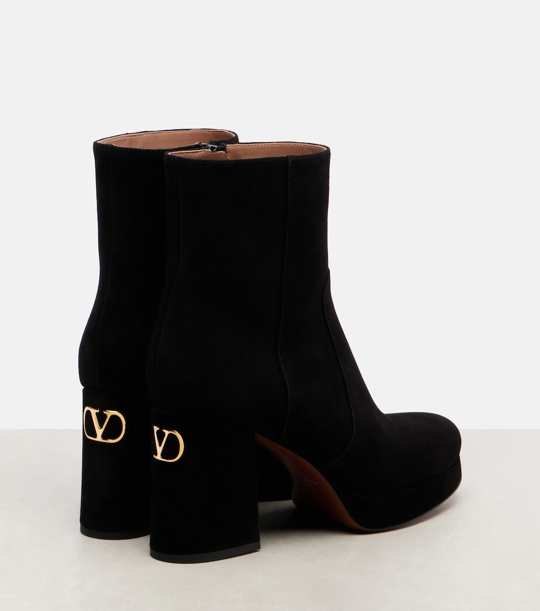 Ankle Boots Fawcette aus Veloursleder | Valentino Garavani