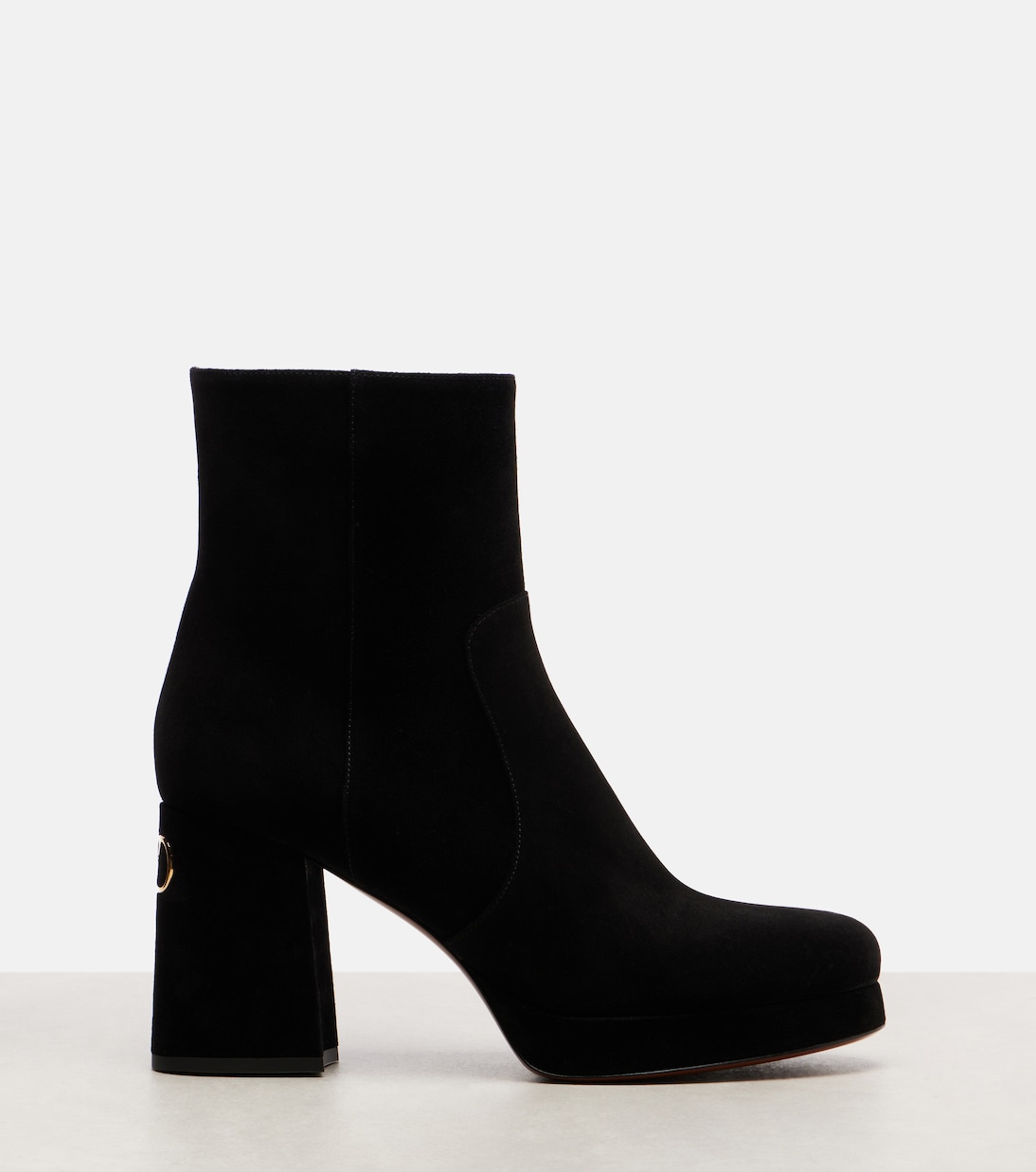 Ankle Boots Fawcette aus Veloursleder | Valentino Garavani