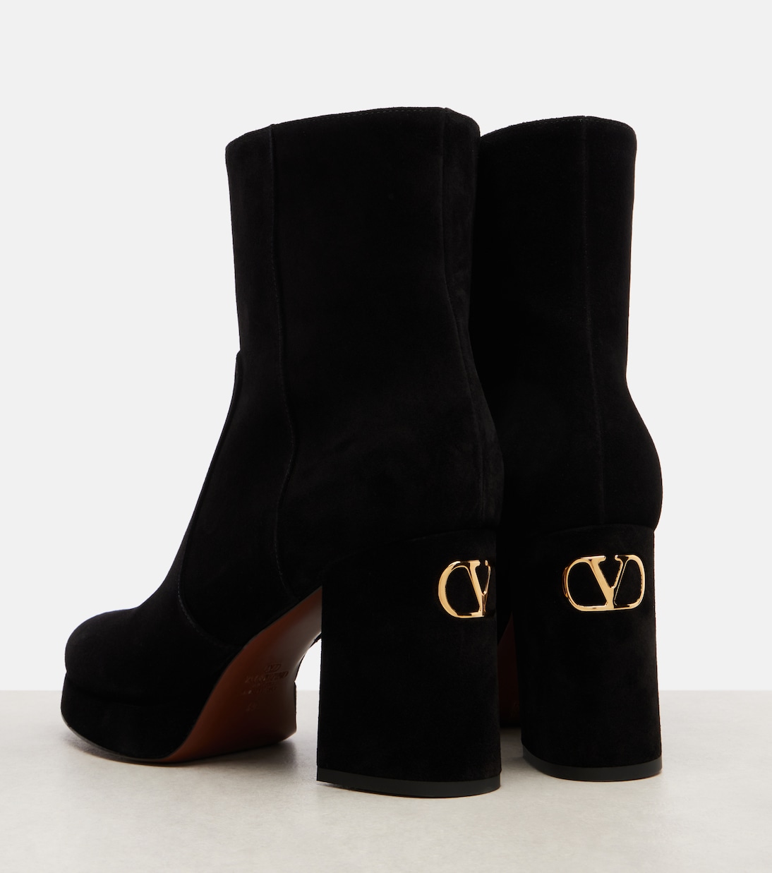 Ankle Boots Fawcette aus Veloursleder | Valentino Garavani