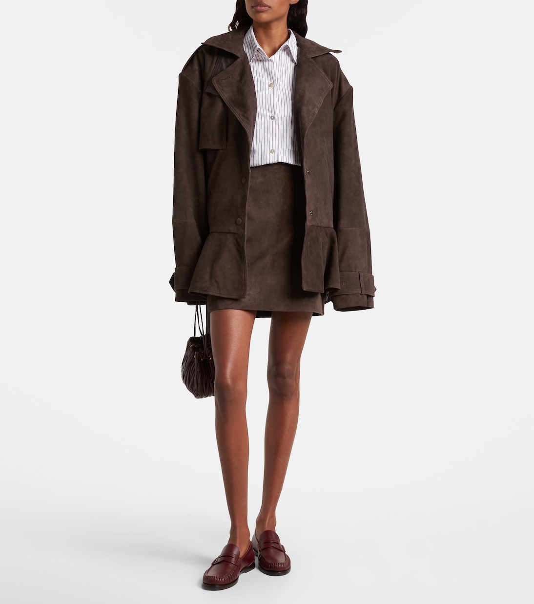 Suede miniskirt | Rotate