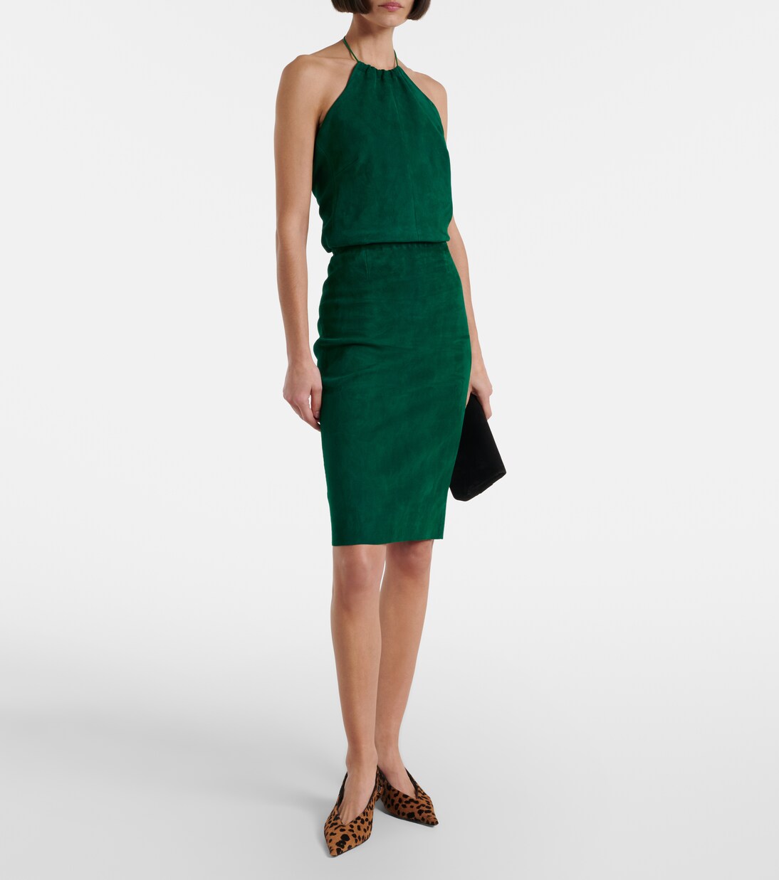 Gilda suede pencil skirt | Stouls