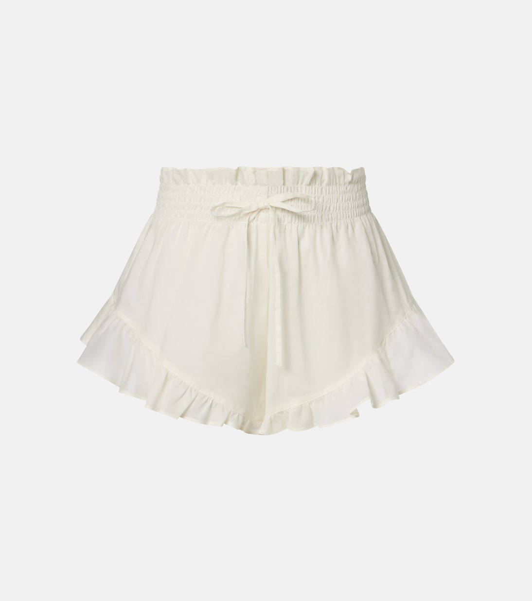 Ruffled cotton shorts | Montce